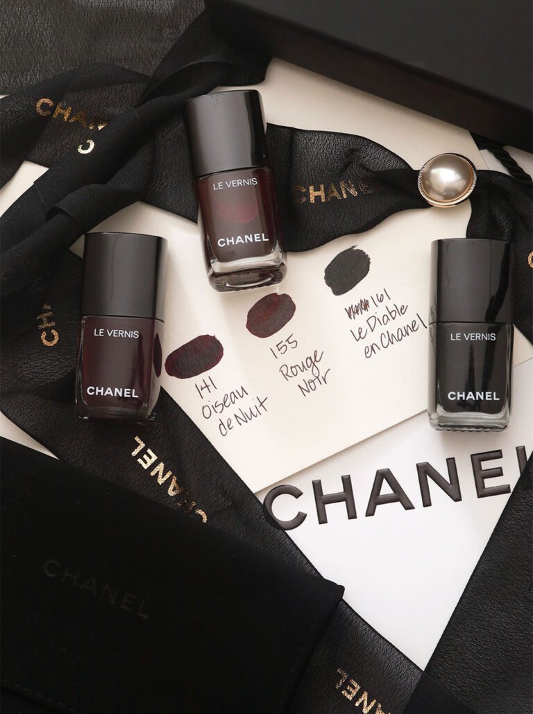 Favorite Chanel Dark Nail Polishes for a Short, Chic Mani